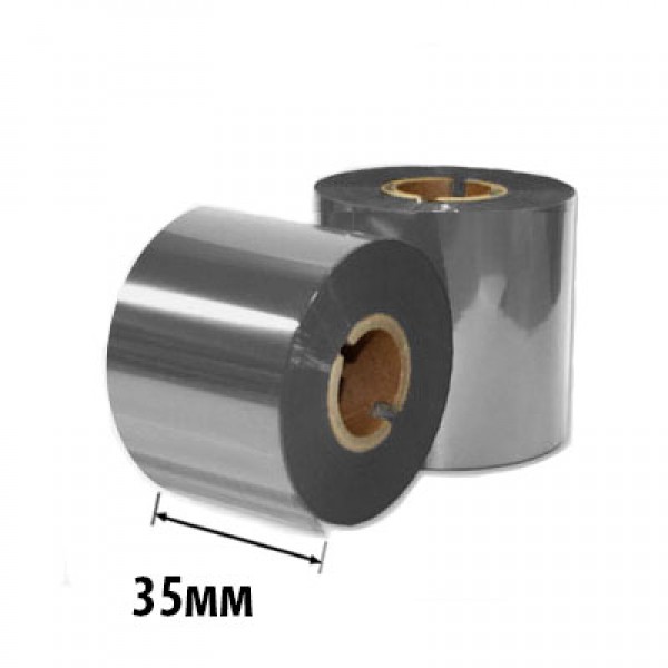 Риббон Золото/Серебро RESIN RTxU 35х300х25 (ширина х длина х втулка) OUT/IN