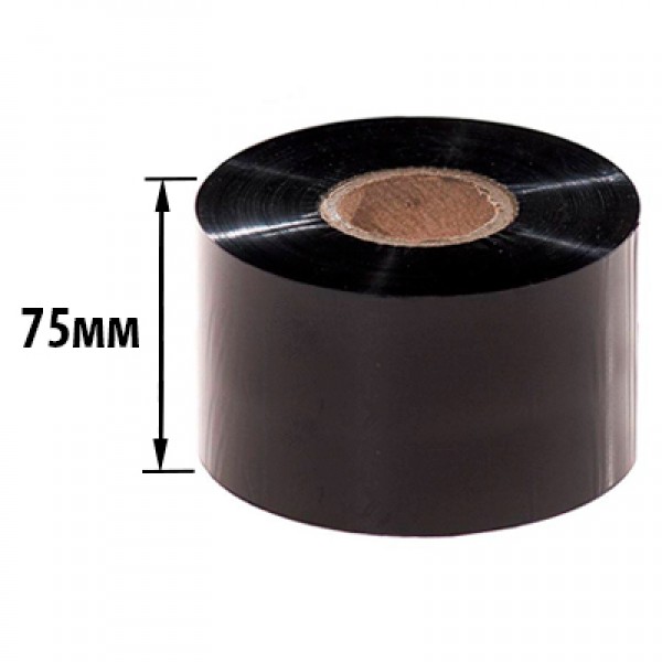 Термотрансферная лента WSxF 75мм*450м (втулка 25мм)
